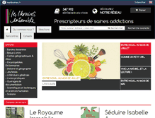 Tablet Screenshot of libraires-ensemble.com